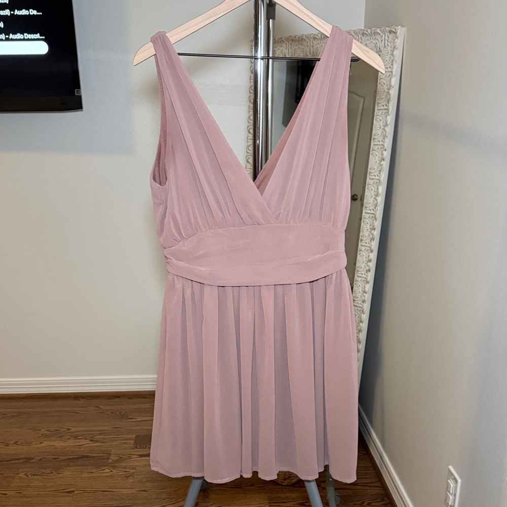 Charlotte Russe Blush Pink Sleeveless Mini Dress